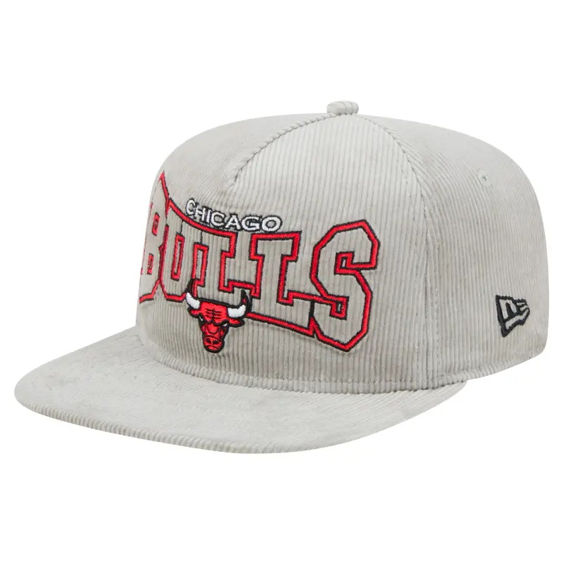 men8217s chicago bulls new era gray throwback corduroy golfer snapback hat